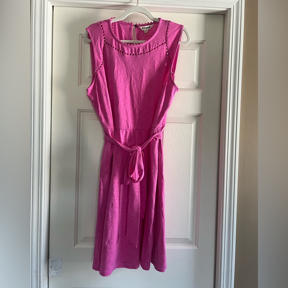 Boden Mila Trim Short Jersey Dress